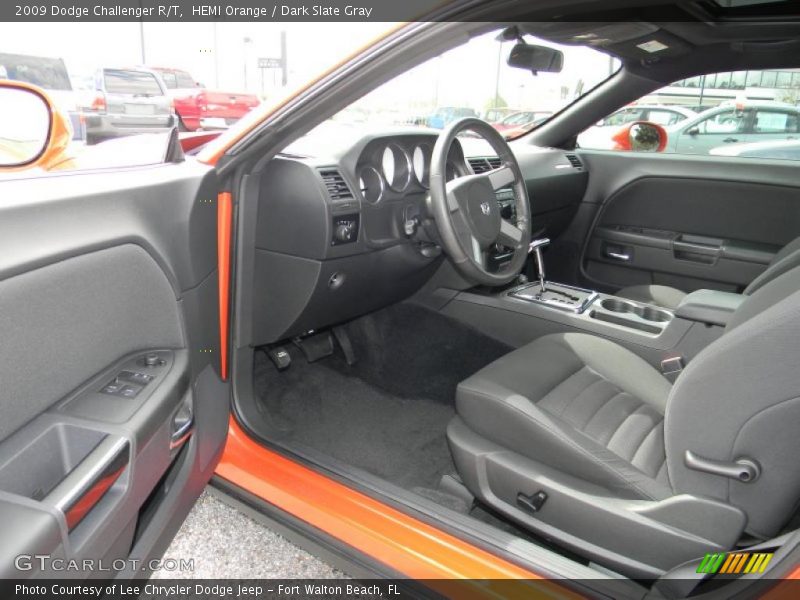 HEMI Orange / Dark Slate Gray 2009 Dodge Challenger R/T