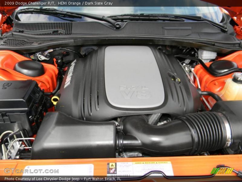 HEMI Orange / Dark Slate Gray 2009 Dodge Challenger R/T