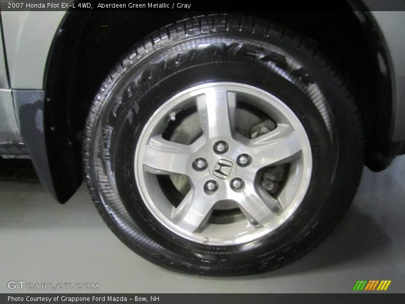 Aberdeen Green Metallic / Gray 2007 Honda Pilot EX-L 4WD