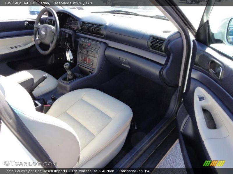 Casablanca White / Ecru 1998 Audi A4 1.8T Sedan