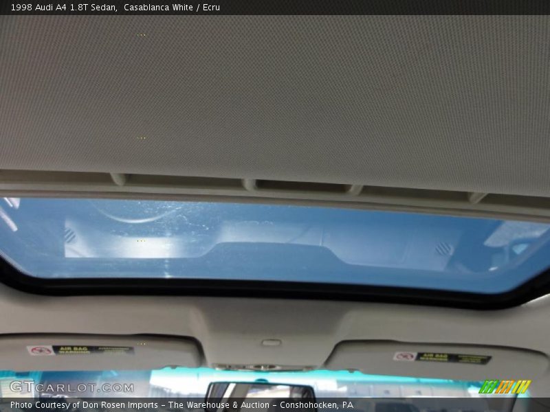Casablanca White / Ecru 1998 Audi A4 1.8T Sedan