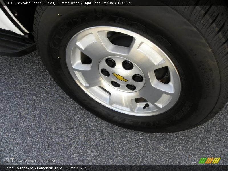 Summit White / Light Titanium/Dark Titanium 2010 Chevrolet Tahoe LT 4x4