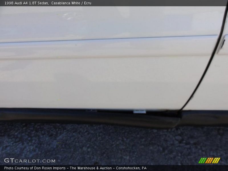 Casablanca White / Ecru 1998 Audi A4 1.8T Sedan