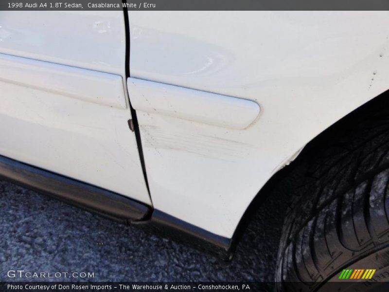 Casablanca White / Ecru 1998 Audi A4 1.8T Sedan