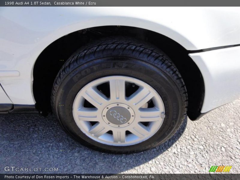 Casablanca White / Ecru 1998 Audi A4 1.8T Sedan
