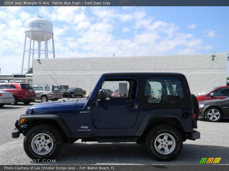 Patriot Blue Pearl / Dark Slate Gray 2004 Jeep Wrangler X 4x4