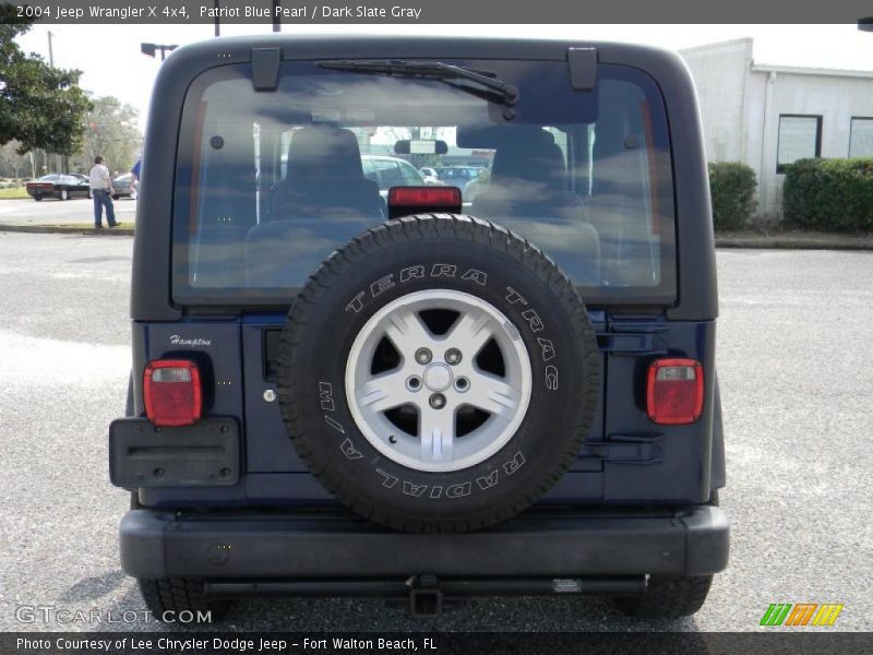 Patriot Blue Pearl / Dark Slate Gray 2004 Jeep Wrangler X 4x4