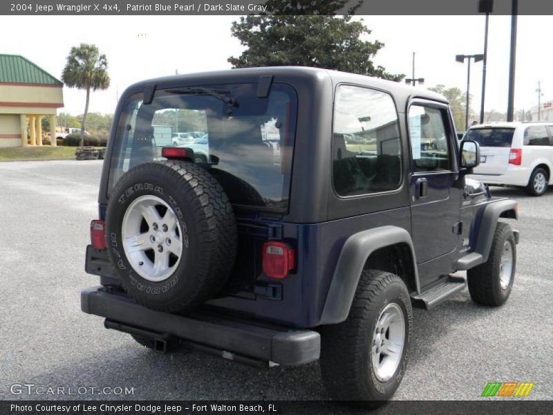 Patriot Blue Pearl / Dark Slate Gray 2004 Jeep Wrangler X 4x4