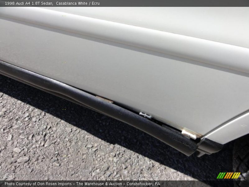 Casablanca White / Ecru 1998 Audi A4 1.8T Sedan