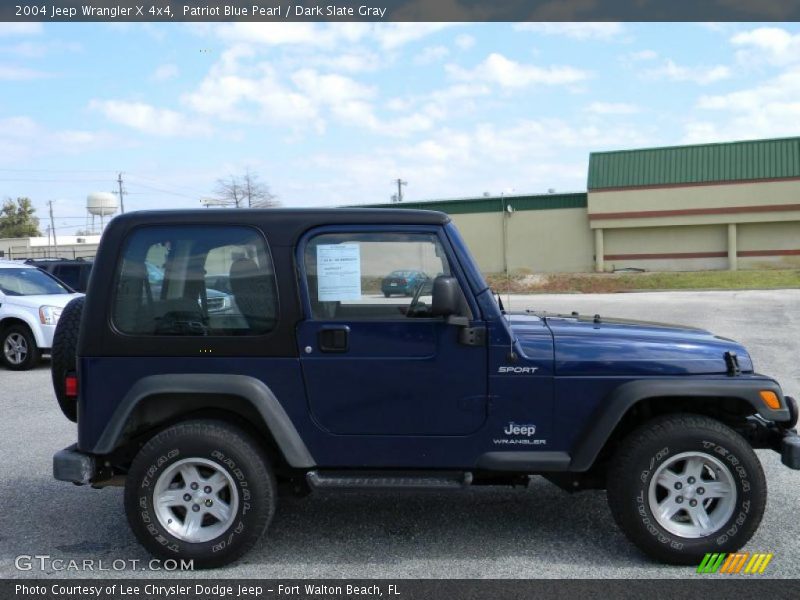 Patriot Blue Pearl / Dark Slate Gray 2004 Jeep Wrangler X 4x4