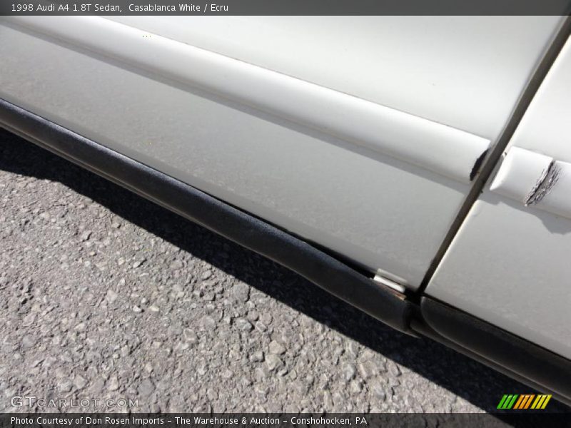 Casablanca White / Ecru 1998 Audi A4 1.8T Sedan