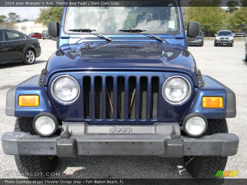 Patriot Blue Pearl / Dark Slate Gray 2004 Jeep Wrangler X 4x4