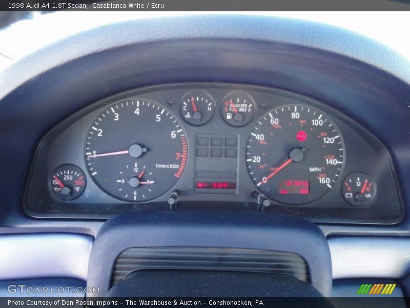  1998 A4 1.8T Sedan 1.8T Sedan Gauges