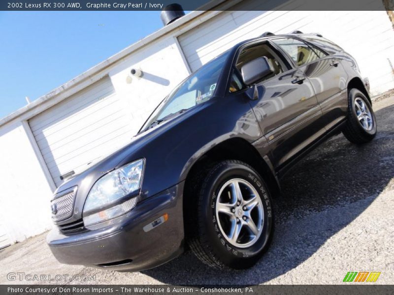 Graphite Gray Pearl / Ivory 2002 Lexus RX 300 AWD