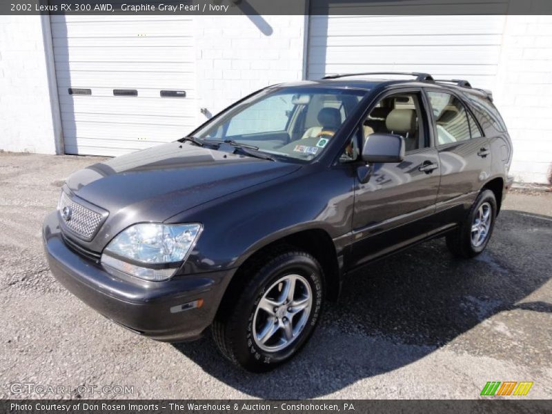 Graphite Gray Pearl / Ivory 2002 Lexus RX 300 AWD