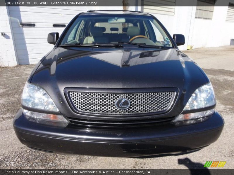 Graphite Gray Pearl / Ivory 2002 Lexus RX 300 AWD