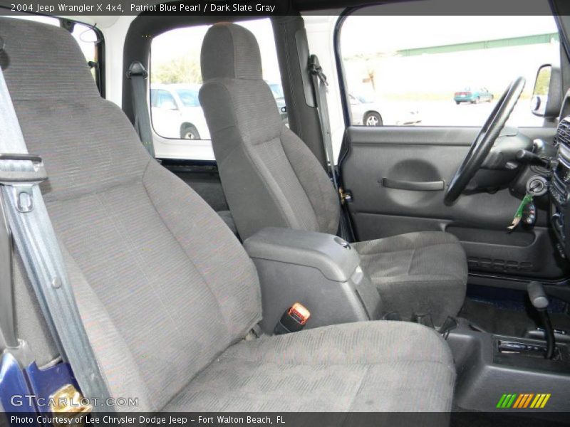 Patriot Blue Pearl / Dark Slate Gray 2004 Jeep Wrangler X 4x4