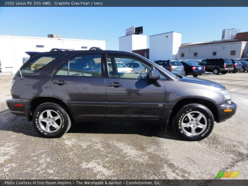 Graphite Gray Pearl / Ivory 2002 Lexus RX 300 AWD