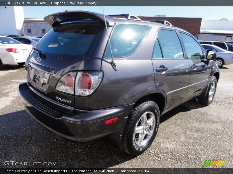 Graphite Gray Pearl / Ivory 2002 Lexus RX 300 AWD