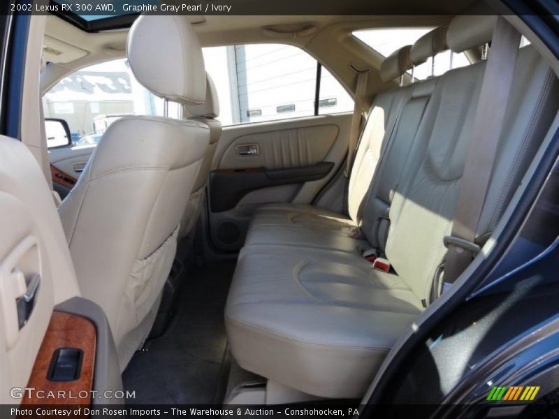 Graphite Gray Pearl / Ivory 2002 Lexus RX 300 AWD
