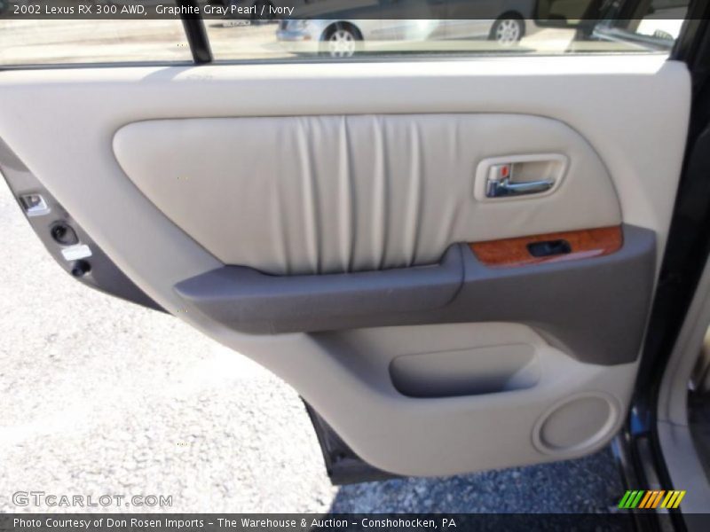Graphite Gray Pearl / Ivory 2002 Lexus RX 300 AWD