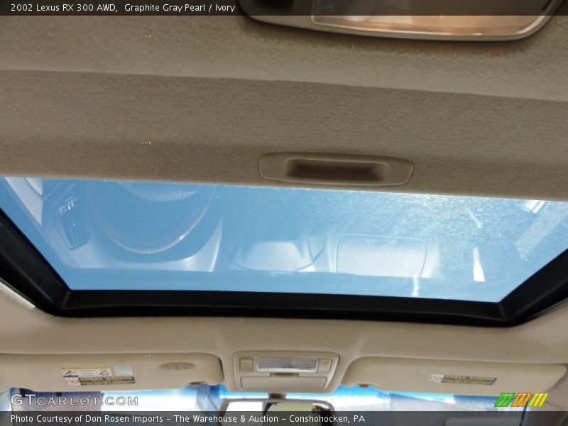 Graphite Gray Pearl / Ivory 2002 Lexus RX 300 AWD