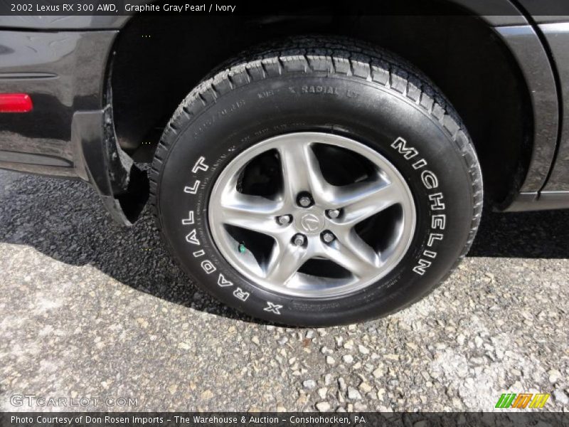 Graphite Gray Pearl / Ivory 2002 Lexus RX 300 AWD