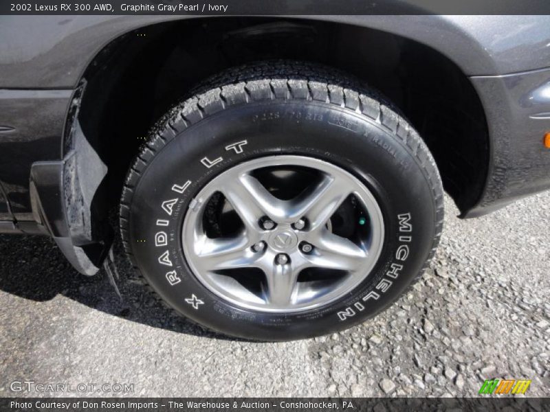 Graphite Gray Pearl / Ivory 2002 Lexus RX 300 AWD
