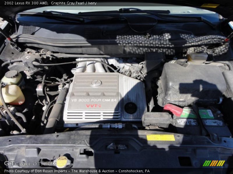 Graphite Gray Pearl / Ivory 2002 Lexus RX 300 AWD