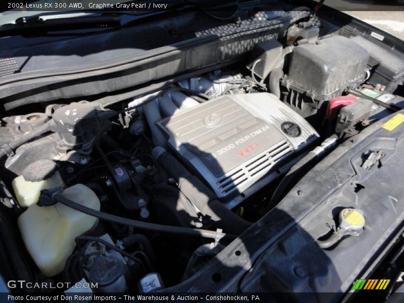 Graphite Gray Pearl / Ivory 2002 Lexus RX 300 AWD