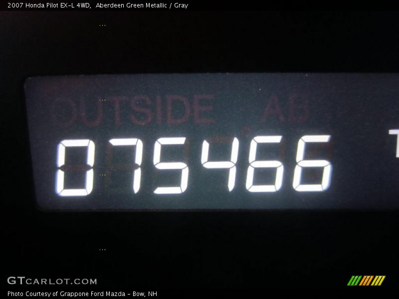 Aberdeen Green Metallic / Gray 2007 Honda Pilot EX-L 4WD