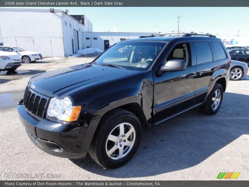 Black / Dark Slate Gray 2008 Jeep Grand Cherokee Laredo 4x4