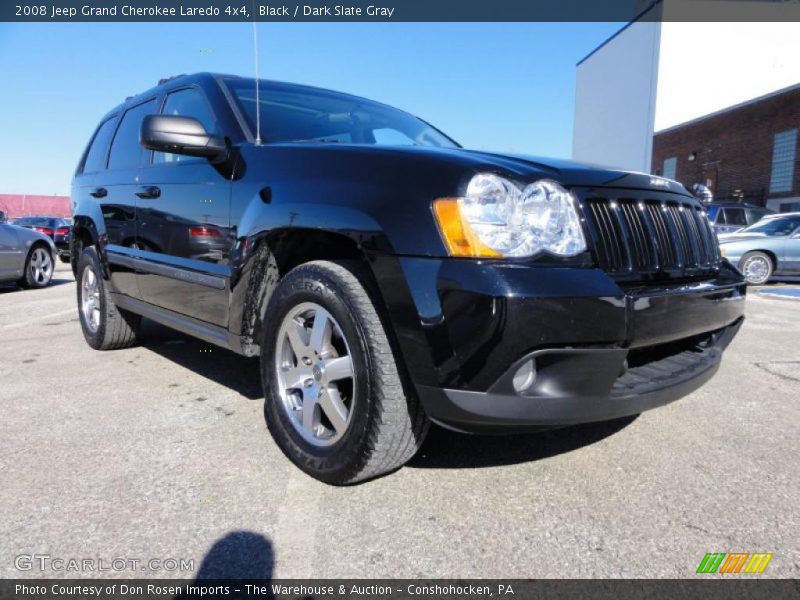 Black / Dark Slate Gray 2008 Jeep Grand Cherokee Laredo 4x4