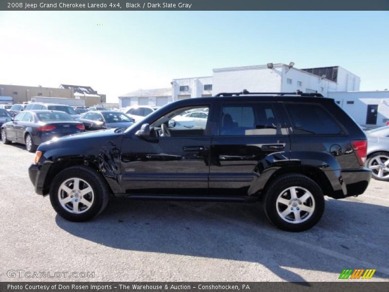 Black / Dark Slate Gray 2008 Jeep Grand Cherokee Laredo 4x4
