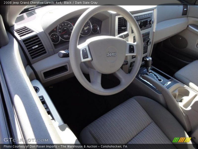 Black / Dark Slate Gray 2008 Jeep Grand Cherokee Laredo 4x4