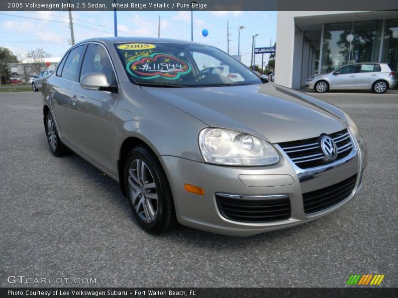 Wheat Beige Metallic / Pure Beige 2005 Volkswagen Jetta 2.5 Sedan