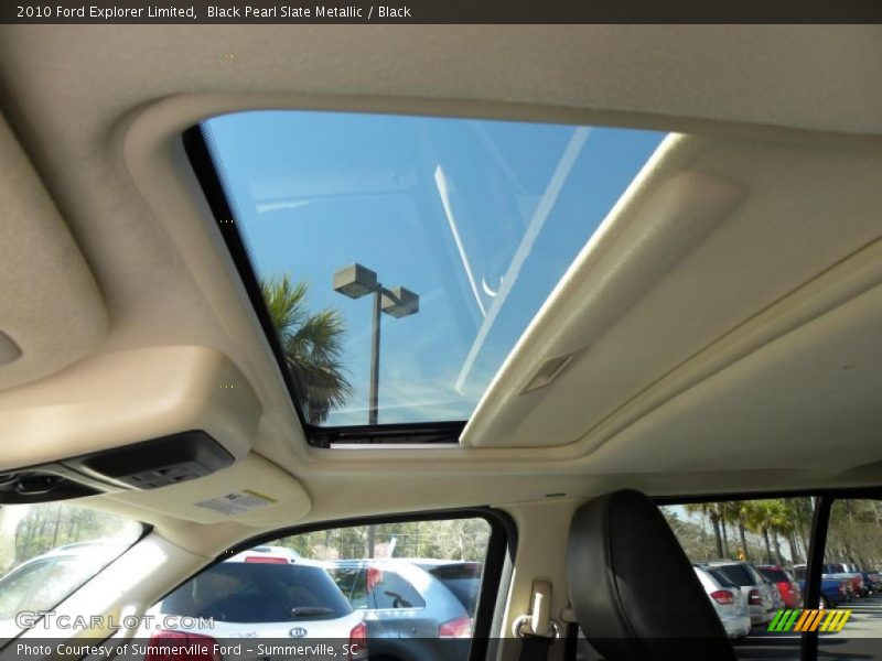 Black Pearl Slate Metallic / Black 2010 Ford Explorer Limited