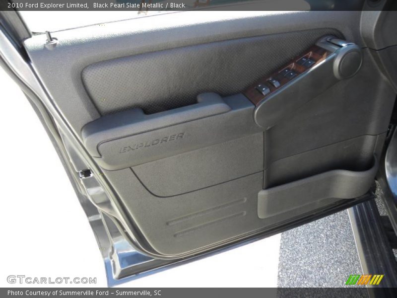 Black Pearl Slate Metallic / Black 2010 Ford Explorer Limited