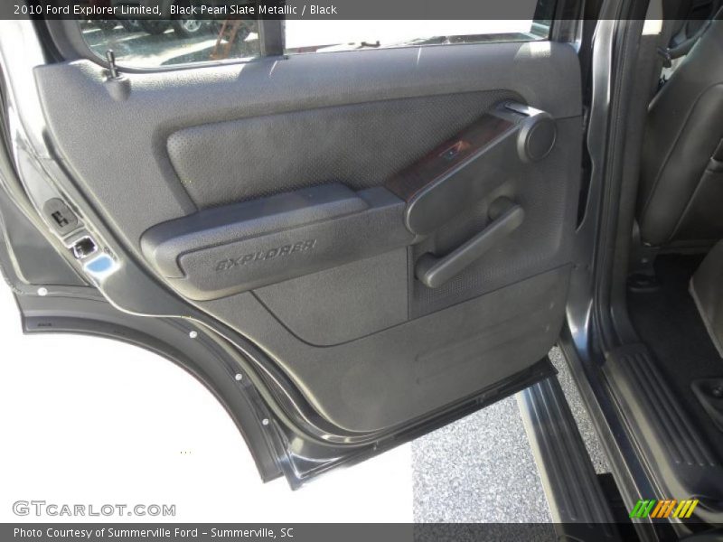 Black Pearl Slate Metallic / Black 2010 Ford Explorer Limited