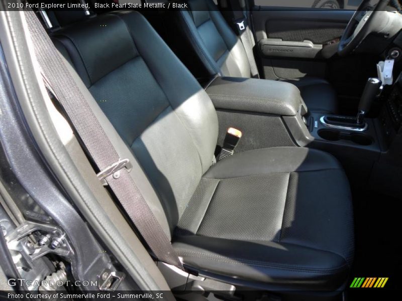 Black Pearl Slate Metallic / Black 2010 Ford Explorer Limited