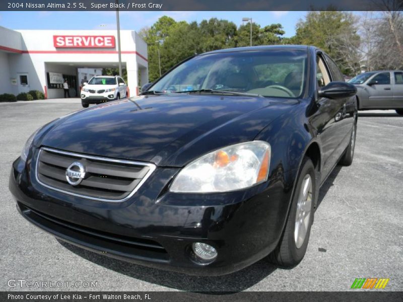 Super Black / Frost Gray 2004 Nissan Altima 2.5 SL