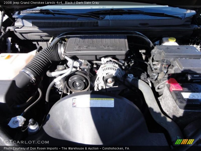 Black / Dark Slate Gray 2008 Jeep Grand Cherokee Laredo 4x4