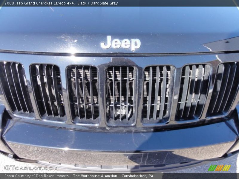 Black / Dark Slate Gray 2008 Jeep Grand Cherokee Laredo 4x4
