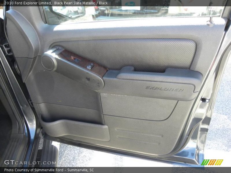 Black Pearl Slate Metallic / Black 2010 Ford Explorer Limited