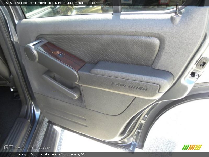 Black Pearl Slate Metallic / Black 2010 Ford Explorer Limited
