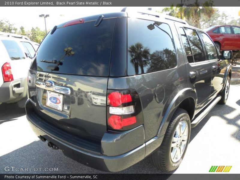 Black Pearl Slate Metallic / Black 2010 Ford Explorer Limited