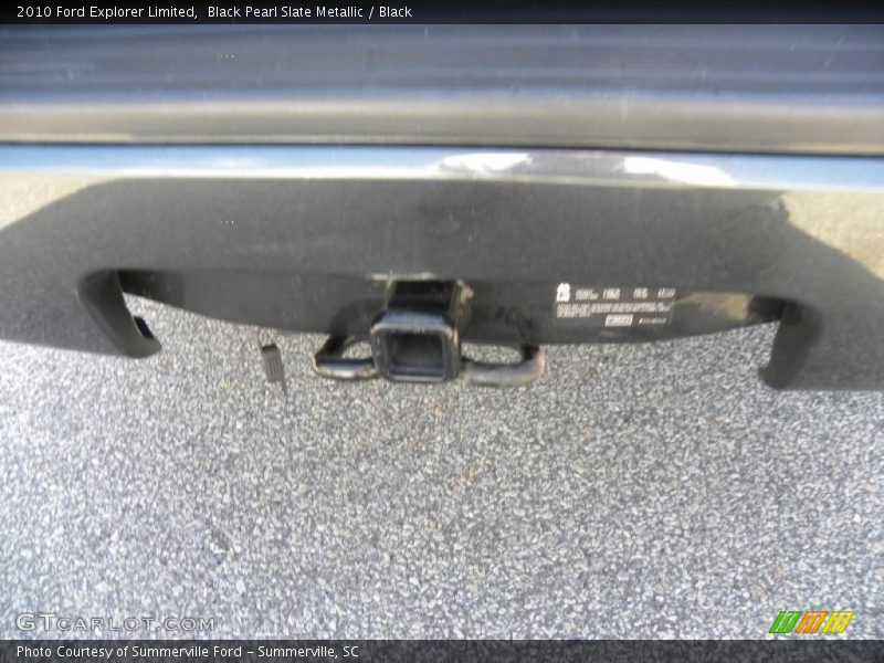 Black Pearl Slate Metallic / Black 2010 Ford Explorer Limited