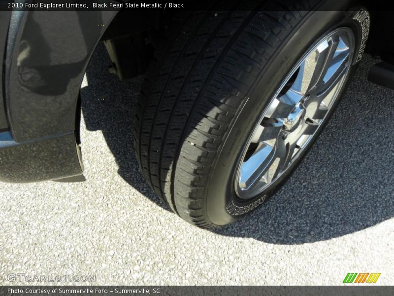 Black Pearl Slate Metallic / Black 2010 Ford Explorer Limited