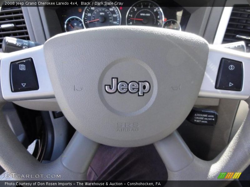 Black / Dark Slate Gray 2008 Jeep Grand Cherokee Laredo 4x4