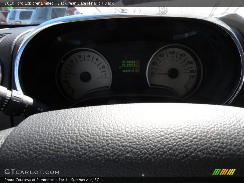 Black Pearl Slate Metallic / Black 2010 Ford Explorer Limited